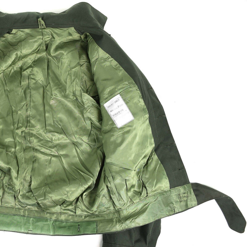 Field dell'esercito greco originale Ike Giacca Gabardine Wool Blaze Grecia militare Nuovo