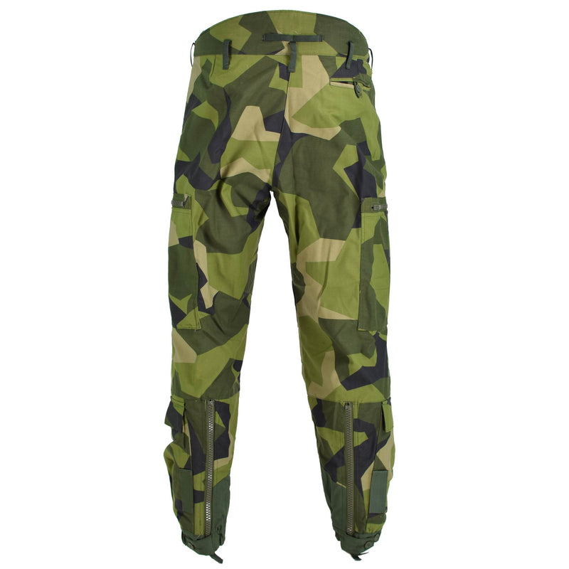 Pantaloni navali di petroliera termica svedese originali m90 Splinter camuflage bdu pantaloni nuovi