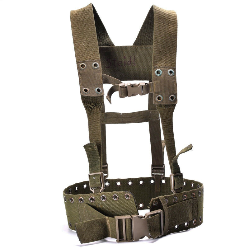 Sistema di cinguetti dell'esercito tedesco originale 4 pezzi Kit di cuscinetto con cablatura tattica