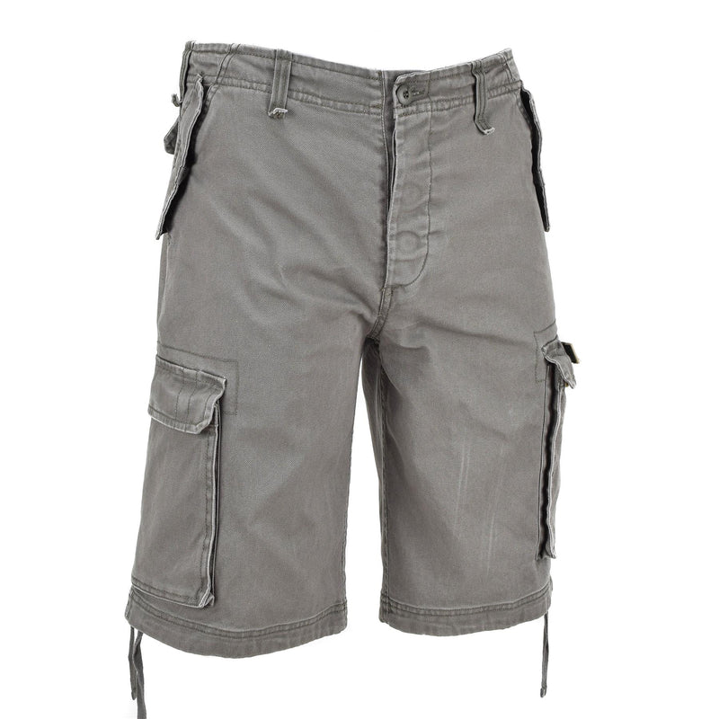 MIL-TEC Brand in stile militare Olive prelavate Moleskin Paravoloper Cargo Shorts