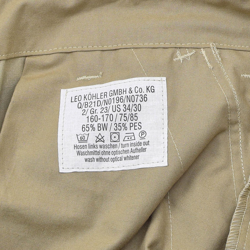 Pantaloni da campo tattici comando leo kohler tropentarn camo forze speciali pantaloni