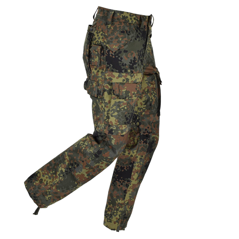 Pantaloni tattici di combattimento dell'esercito Leo Kohler Flecktarn Camo