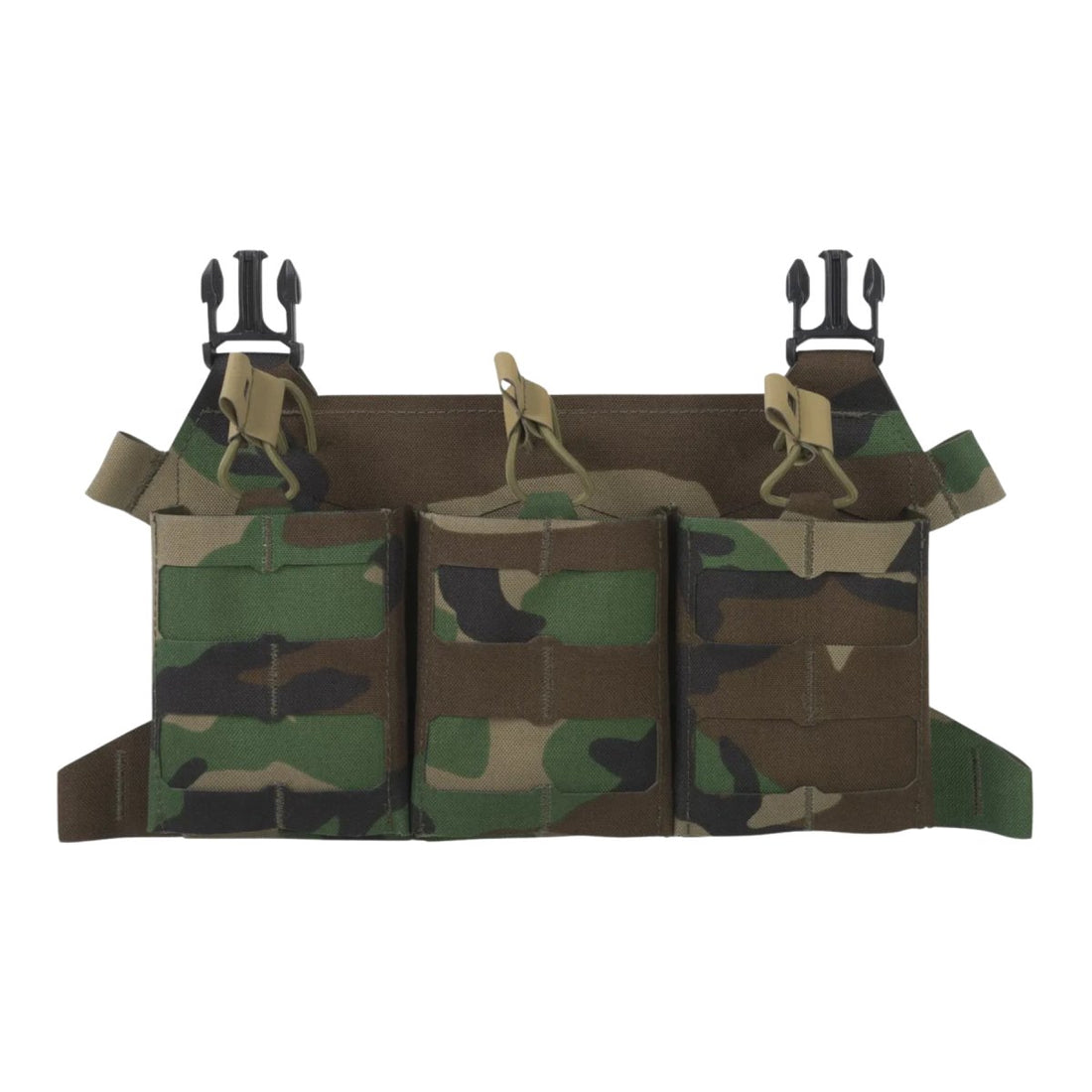 Custodia per caricatore con tripla patta scheletrata ad azione diretta 308 Woodland Camo