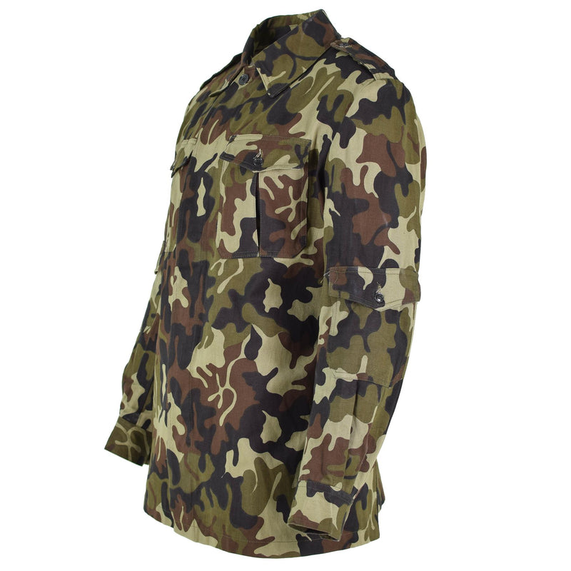 Giacca da campo originale delle truppe rumene M93 Camo Leaf Bdu Parka Military Issue