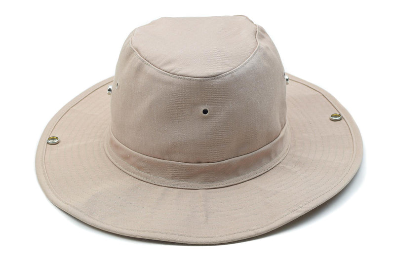 MFH Brand MILITALE MILITALE Bush Hat Summer Khaki Panama Jungle Bucket Cap NUOVO