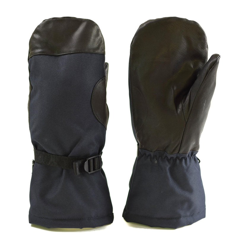 Original Dutch Army Mittens NATO Giove invernali inverno marittimo blu militare nuovo