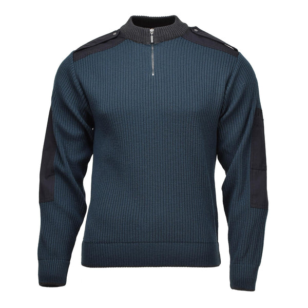 Makeiter militare olandese originale Pullover invernale Pullover Coldimetto Blu
