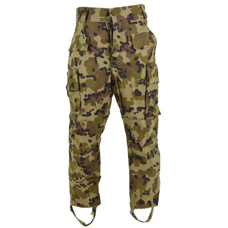 Truppe di campo originali pantaloni pantaloni Fleck Pattern camuflage bdu pantaloni nuovi
