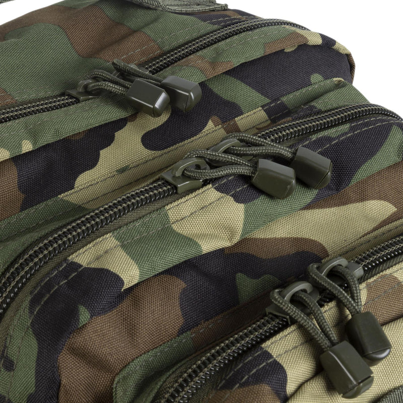 MIL-TEC ASSAULT US ASSALT TREKKKING RACKACK 36L Backpack Woodland Camo Daypack