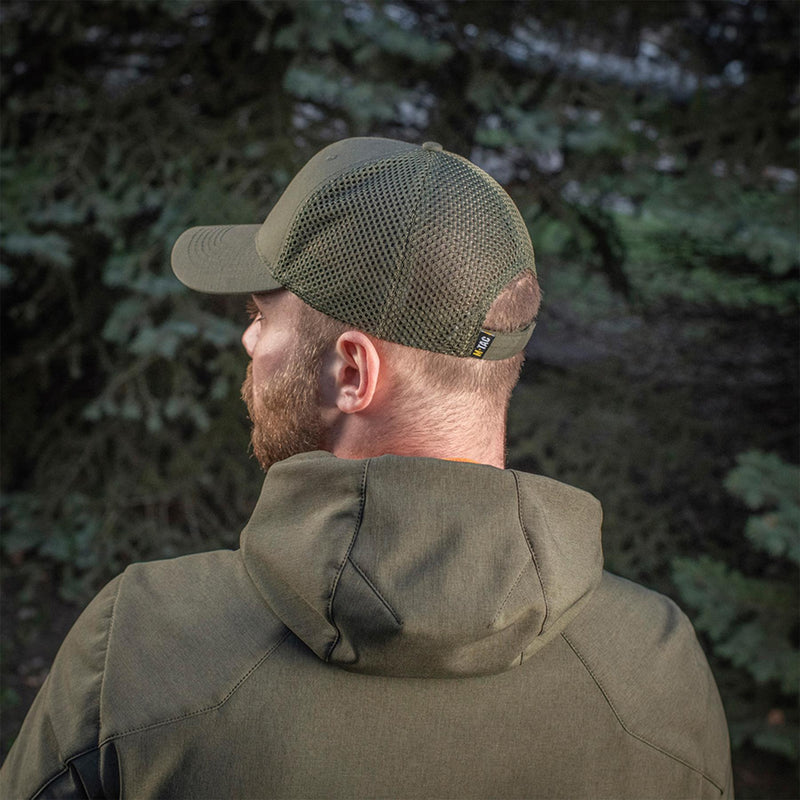 Cappello da baseball in stile militare M-TAC Cappello tattico a maglie leggera pieghevole oliva