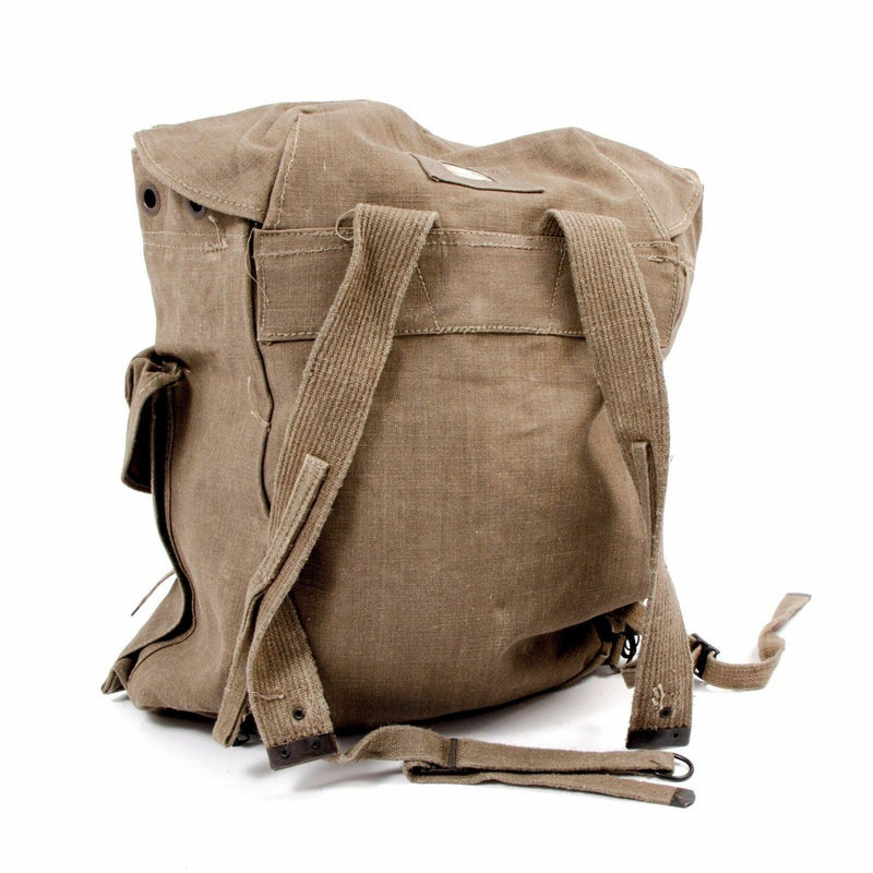 Originale Italian Army Vintage Rucksuck Mountain Big Canvas Bag XL Dimensioni