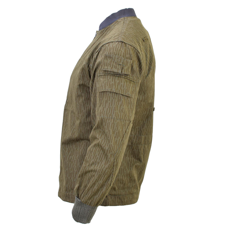 Originale tedesco militare NVA Strichtarn Camo Giacca da combattimento vintage Uniforme