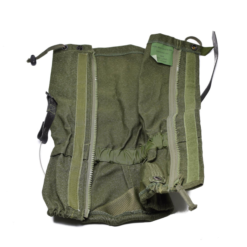Guoche ghette dell'esercito britannico tela oliva escursionistica in surplus combattimento nuovo