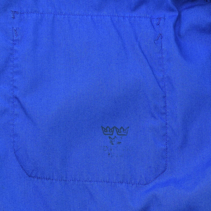 Giacca sportiva militare svedese originale retrò blu sportiva per binari sportivi
