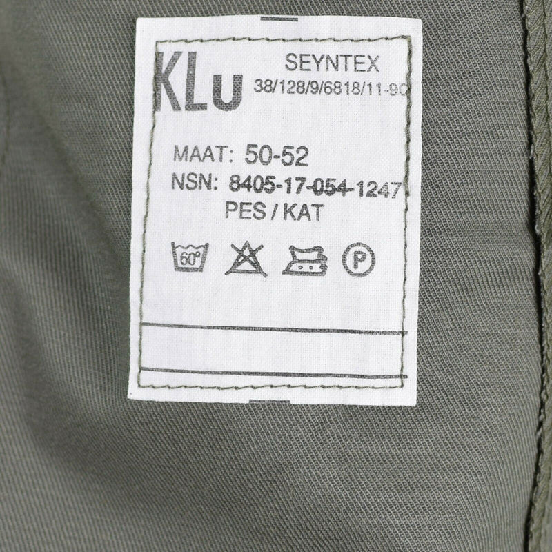 Shirt dell'esercito olandese originale M65 Emissione militare camicie aeronautica Giacca Holland