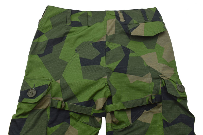 Pantaloni da combattimento in stile militare svedese tacgear Splinter Splinter Camo Cargo Ripstop