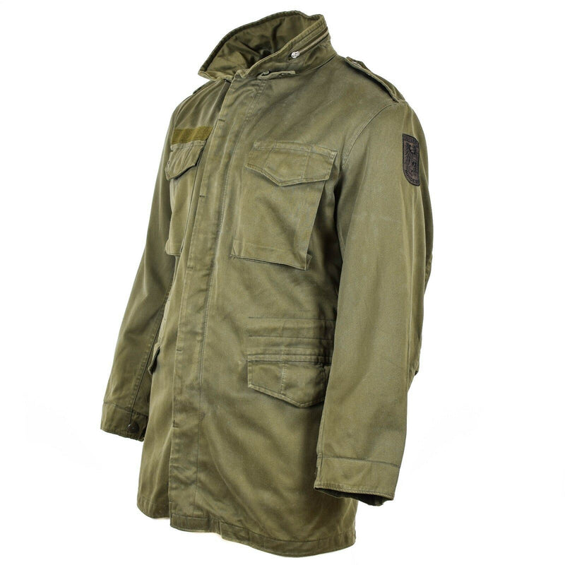 Original Austrian BH Army Combat M65 Giacca OD Olivo militare Drab Parka