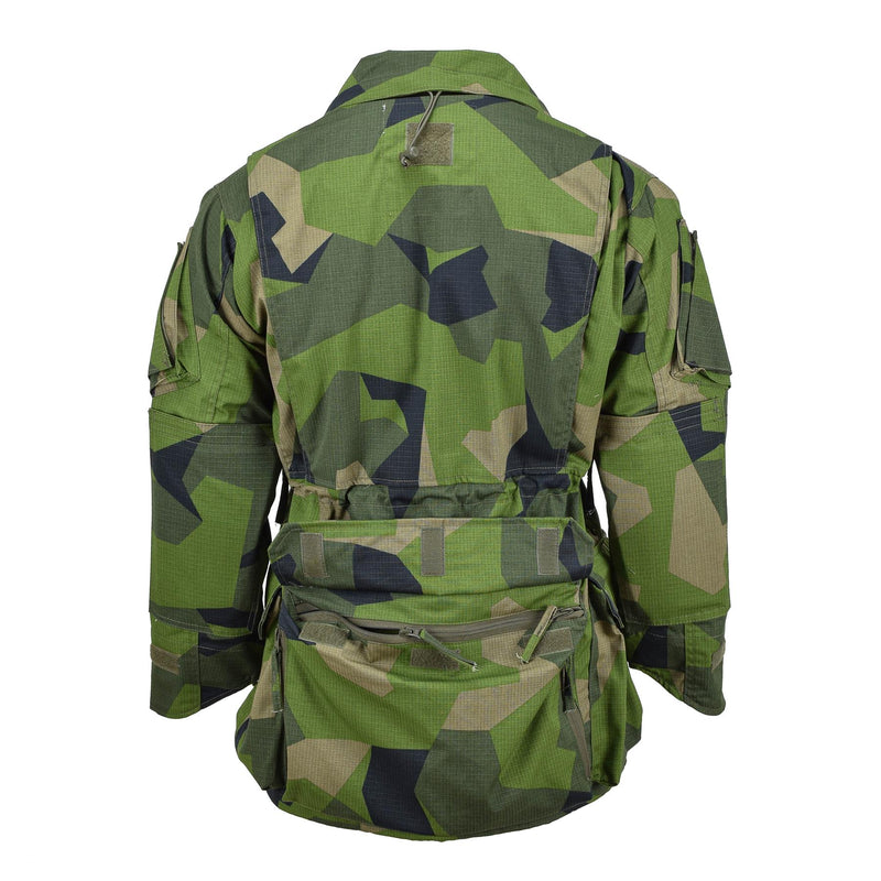Tacgear Brand Military Style Ripstop Commando Smock Giacca Splinter Camo FullZip
