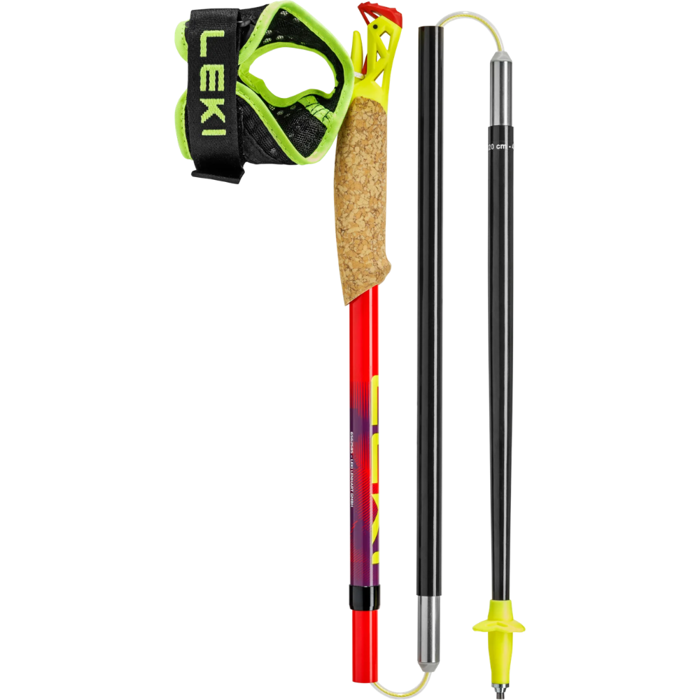Coppia di bastoncini da trail running pieghevoli LEKI Ultratrail FX.One Carbon 130 cm