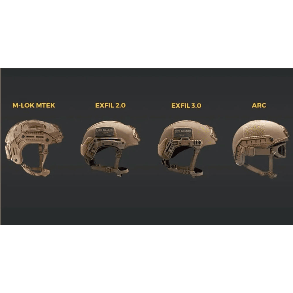 Earmor M11 ARC Adattatore per binario per casco Peltor Cuffie tattiche Set nero