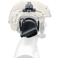 EARMOR M12 EXFIL Adattatore per binario per casco Supporto per protezione uditiva Nero