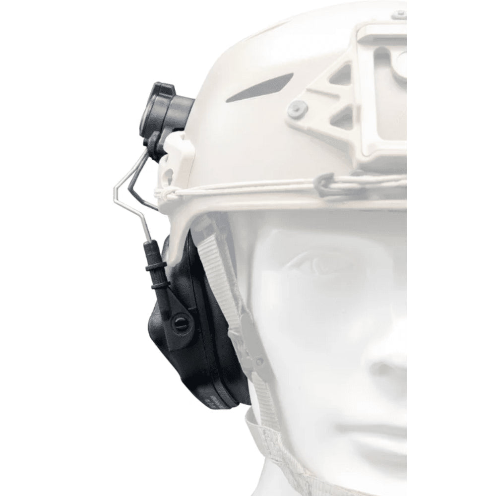 EARMOR M12 EXFIL Adattatore per binario per casco Supporto per protezione uditiva Nero