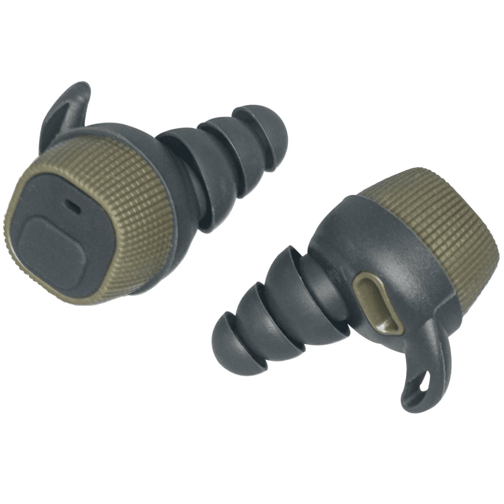 Earmor M20 Tappi per le orecchie elettronici Riduzione attiva del rumore Tiro Fogliame Verde