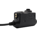 Earmor M51-MID PTT Adattatore Midland Radio Cuffia Cablata Attrezzatura Tattica Nera