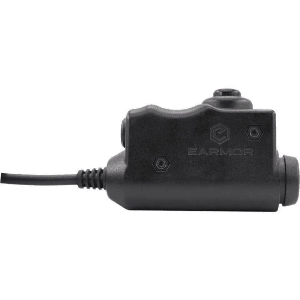 Earmor M51-MID PTT Adattatore Midland Radio Cuffia Cablata Attrezzatura Tattica Nera