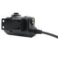 Adattatore Earmor M52-KEN PTT Kenwood Baofeng Radio Auricolare Tattico Nero