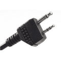 Earmor M52 PTT Adattatore Midland Cavo per cuffie tattiche cablate a 2 pin Nero
