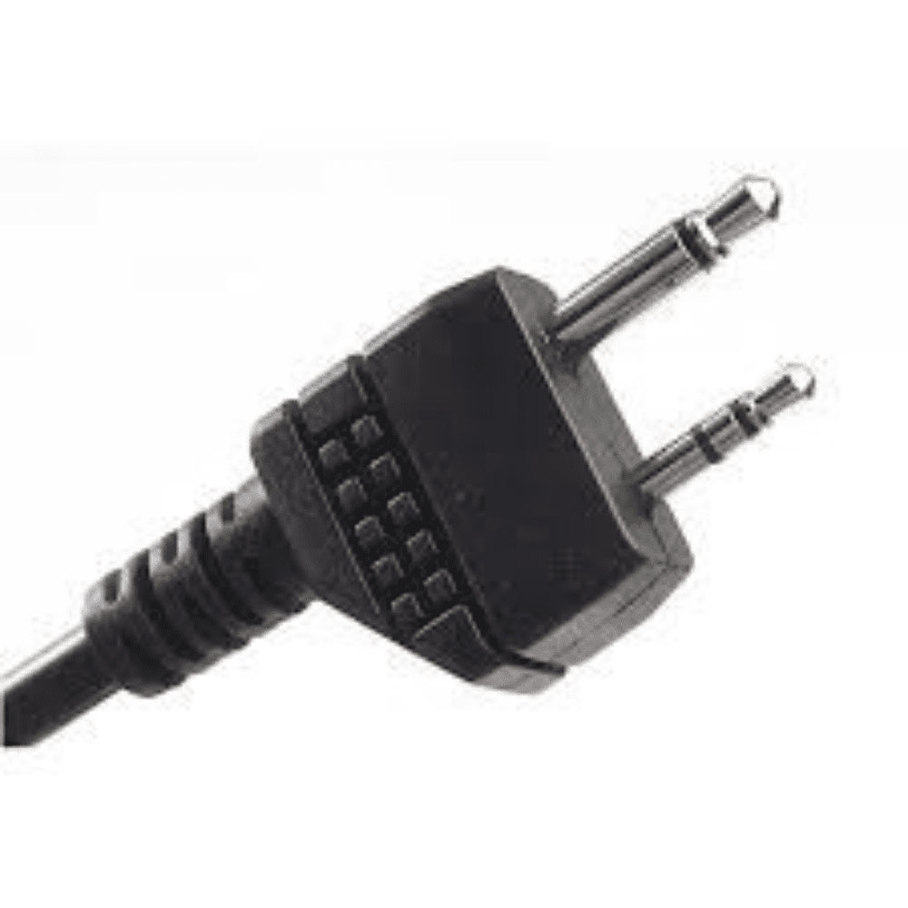 Earmor M52 PTT Adattatore Midland Cavo per cuffie tattiche cablate a 2 pin Nero
