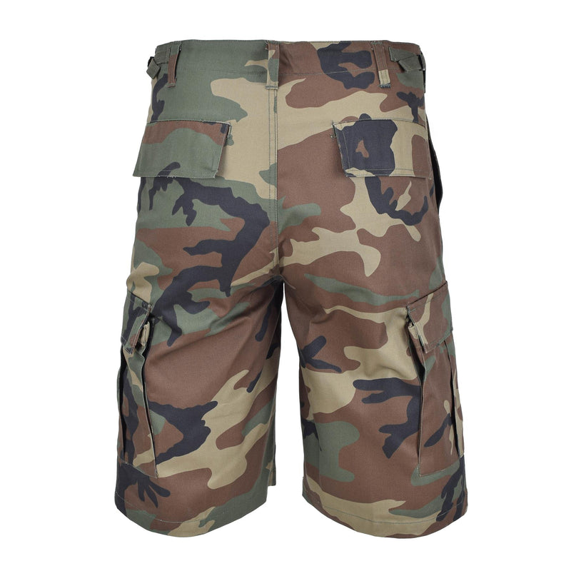 MIL-TEC Brand Style Military Woodland Mimeti Bermuda Bermuda BDU Army Shorts