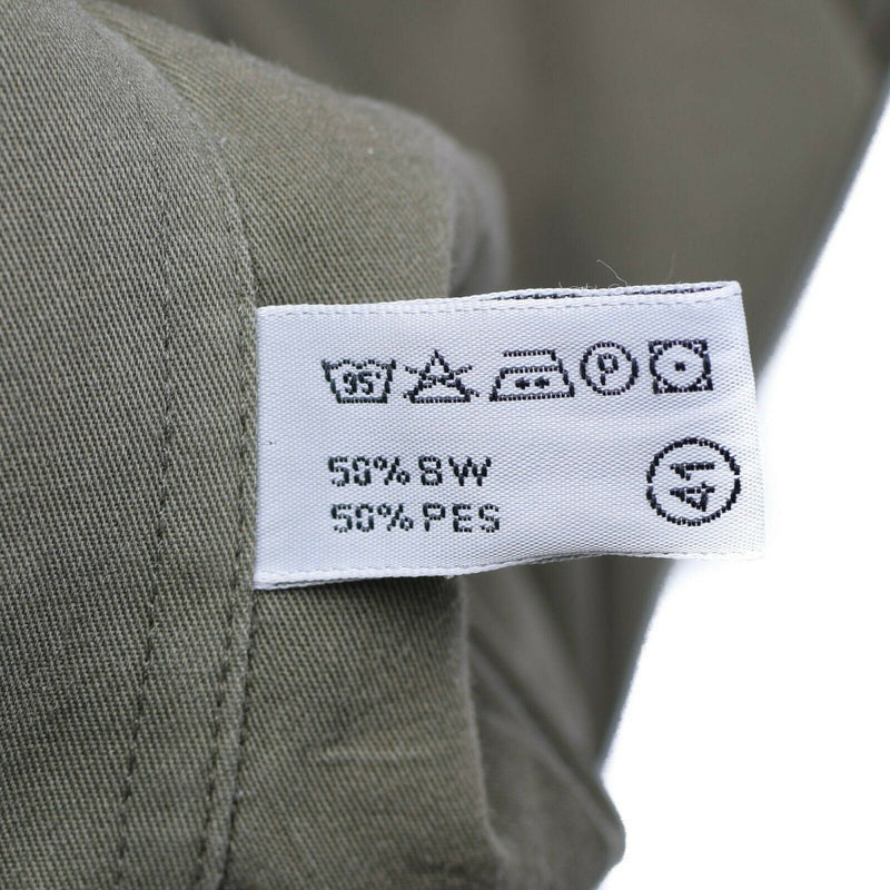 Shirt dell'esercito austriaco autentico M65 O.D Combattimento militare a maniche corte Olive BDU