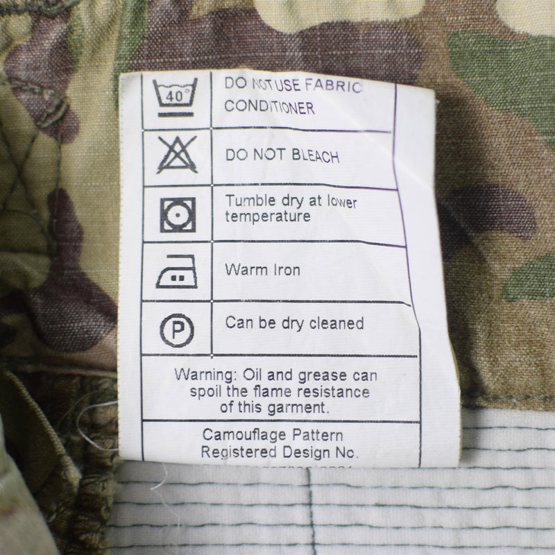 Original British Army MTP Camo Pants Combat Troops BDU FR Fire Air Brewer