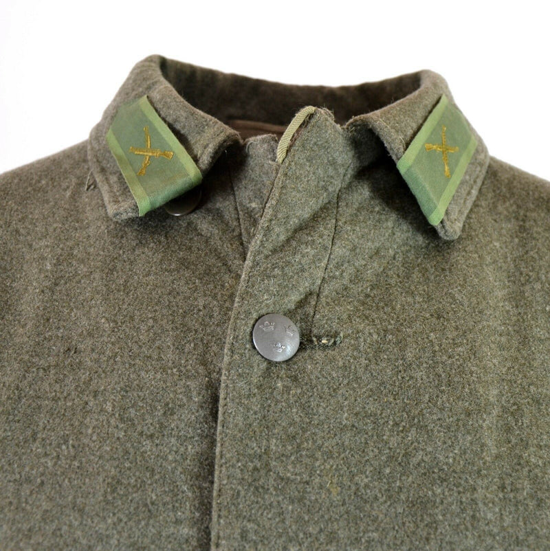 Guida vera elimina della WWII Vintage Swedish Army Wool Unifort Grey