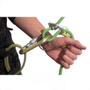 Edelrid Megal Jul Belay Kit Dispositivo di assicurazione con frenatura automatica a vite antiproiettile Oasis