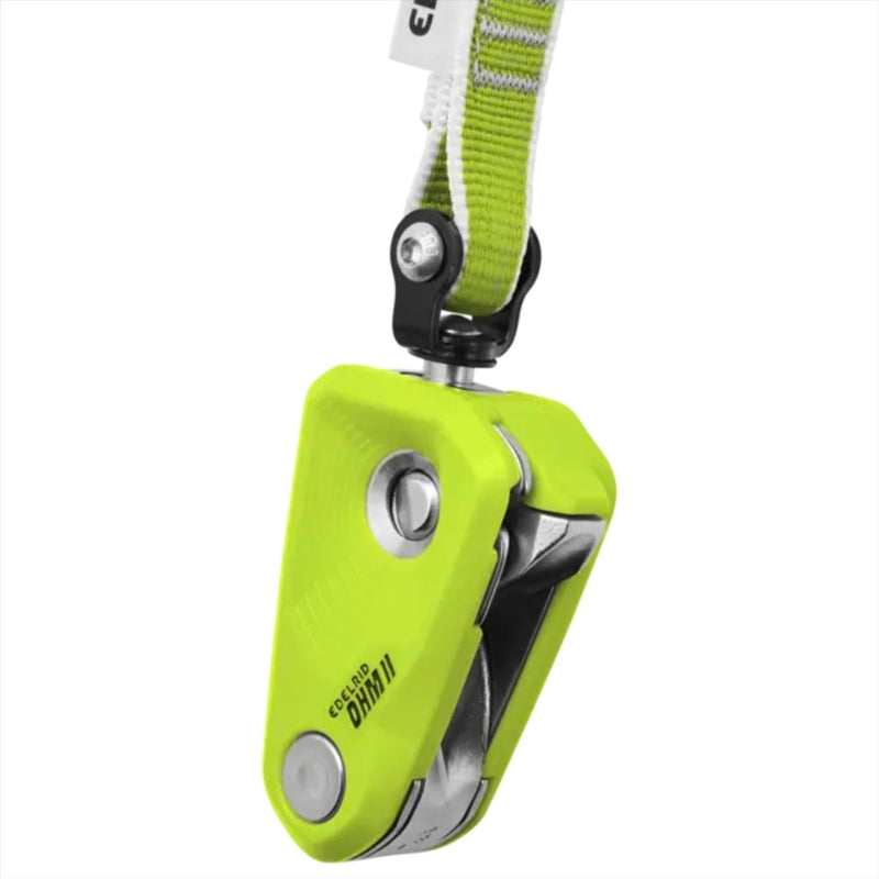 Il dispositivo di resistenza di frenatura di Edelrid ohm assiste i lettori più leggeri verdi
