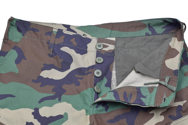 MIL-TEC Brand USA USA MILITALE WOODLAND CAMO RIPSTOP SOLDATI BDU BDU