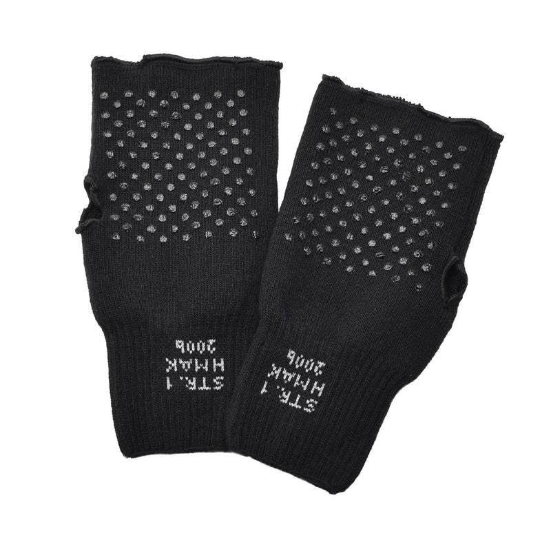 Guanti neri danesi originali Danesi più caldi senza finger non slip army Nuovo