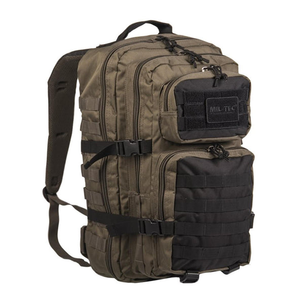 Mil-Tec U.S. Assault Ranger Trekking Zackpack Grande Daypack da campeggio Olive Black