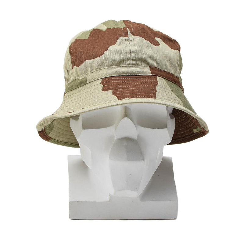 Genuino cappello da boscaglia morbido militare francese daguet camuflage panama nuovo leggero