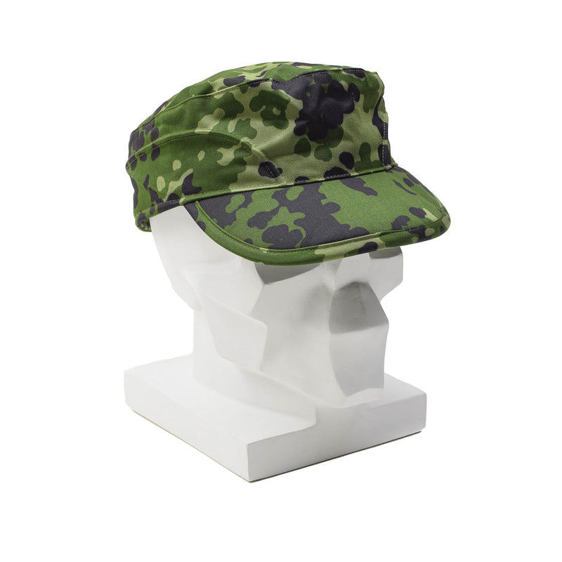 Truppe militari danesi originali Field Cap pieghevole Flatta all'orecchio M84 Nuovo leggero