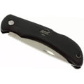 Coltello tascabile pieghevole EKA Brand Swede 10 con fodero in nylon 57 HRC manico in acciaio nero