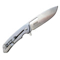 Coltello tascabile EKA Brand Swedish Classic 8 manico in titanio lama in acciaio 57 HRC