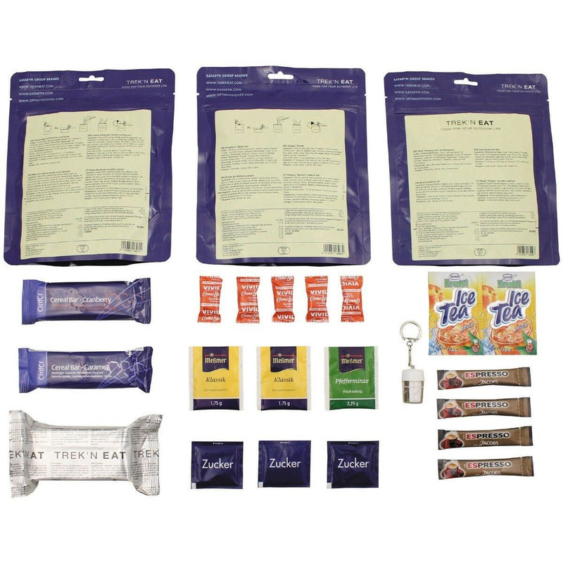 one day mre pack 3 meals and additional food