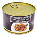 RAZIONE DI EMERMAZIONE Sopravvivenza dell'esercito Cibo in scatola di manzo ungherese Goulash 400G CAN
