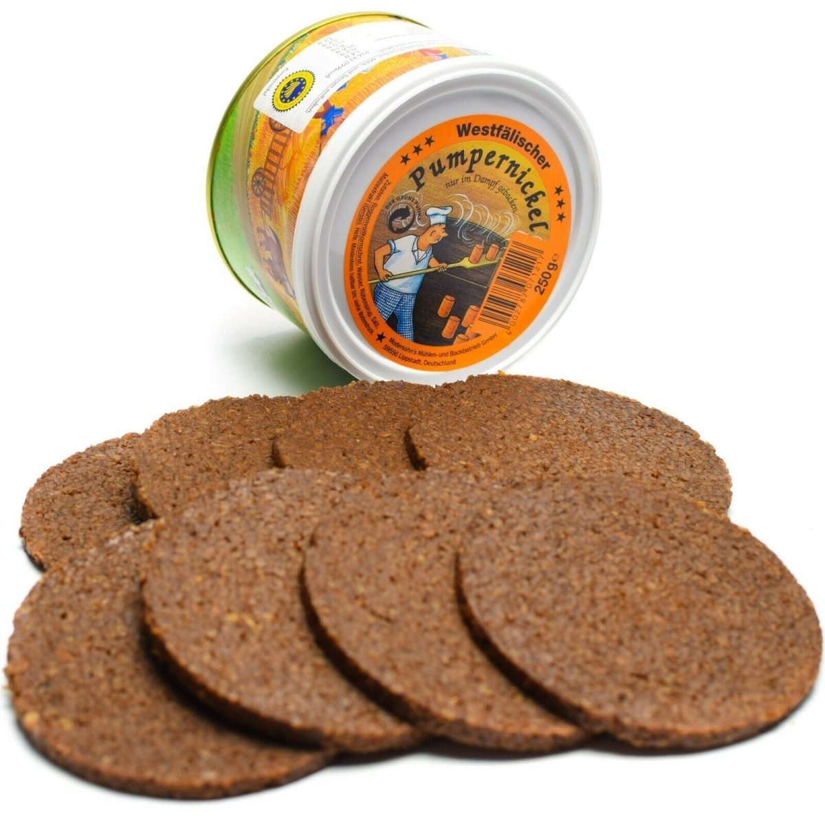 RAZIONE DI RAZIONE EMERICA Sopravvivenza alimentare Pumpernickel in scatola Pane 500G Prepper MRE