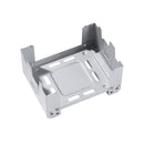 ESBIT small foldable camp stove made of galvanized steel with windscreen, compact for backpacking and bushcraft trips