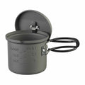 Esbit POT LEGGE POTTO 625 ml CAMPING HARD ANODISE ANODISE ALLUMINUM GREE